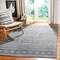 Safavieh 5 x 8 ft. Cedar Brook Rectangle Hand-Loomed Rug Black & Ivory CDR711Z-5 - alternate 2